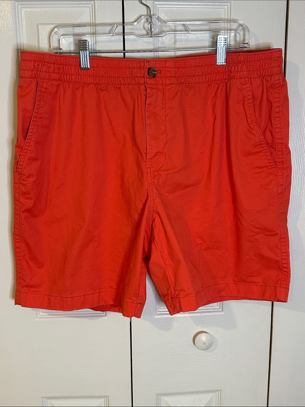 Tommy Hilfiger Orange Flat Front Shorts | XL